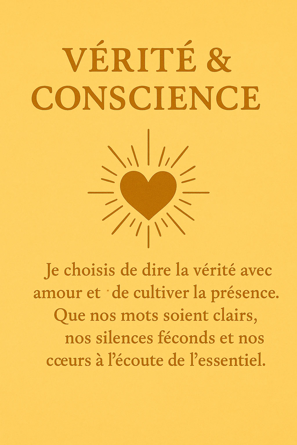 Illustration du pilier Vérité et conscience